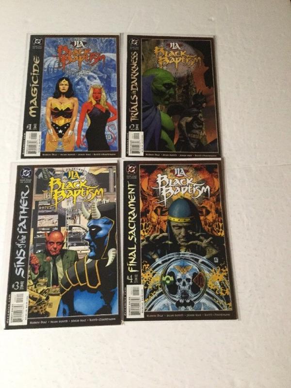 Jla Black Baptism 1-4 Complete Series Set Run Lot Nm Near Mint Ik