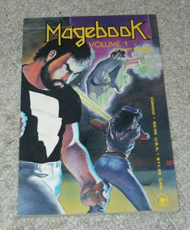 Magebook NM- Volume 1 #1 Matt Wagner 1985 Comico Comic Books GN TPB Superhero