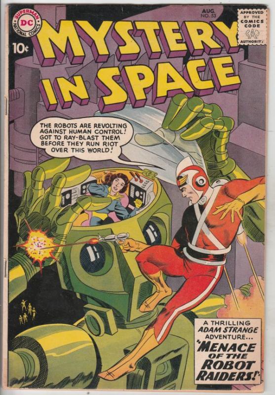 Mystery in Space #53 (Aug-59) VG/FN Mid-Grade Adam Strange