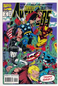 Avengers the Terminatrix Objective (1993 Marvel) #1-4 VF/NM Complete series