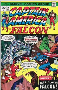 Captain America #191 ORIGINAL Vintage 1975 Marvel Comics Falcon