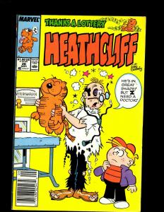 Lot of 11 Heathcliff! Marvel Comic Books #18 19 22 25 26 28 33 34 36 37 41 J344