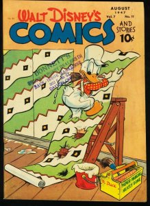 WALT DISNEY COMICS AND STORIES #83-1947-CARL BARKS FN