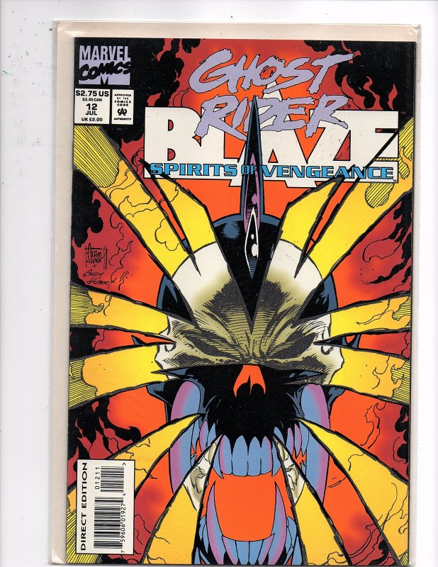 Marvel Comics Ghost Rider / Blaze: Spirits of Vengeance #12 Glow In the Dark