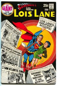 SUPERMAN'S GIRLFRIEND LOIS LANE #104 comic book-80 page giant-VF