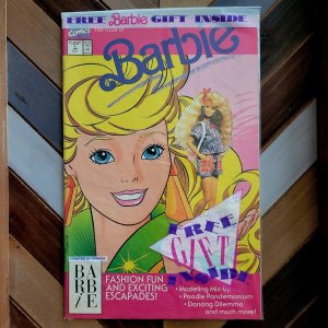 Barbie #1 NM (Marvel 1991) Premiere Issue, Polybagged + GIFT: Barbie Credit Card 
