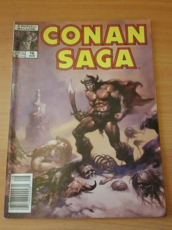 Conan Saga #16 ~ FINE - VERY FINE VF ~ 1988 Marvel Comics 