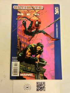 Ultimate X-Men #34 Marvel VF-NM Comic Book 66 TJ47