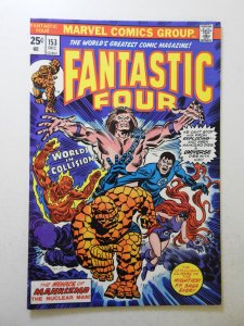 Fantastic Four #153 (1974) VF+ Condition! MVS intact!