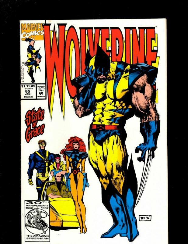  Lot of 12 Wolverine Marvel Comics #47 47 48 49 50 51 53 54 60 61 65 66 HY7