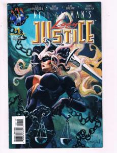 Neil Gaimans Lady Justice #1 VF Tekno Comix Comic Book Henderson 1995 DE18