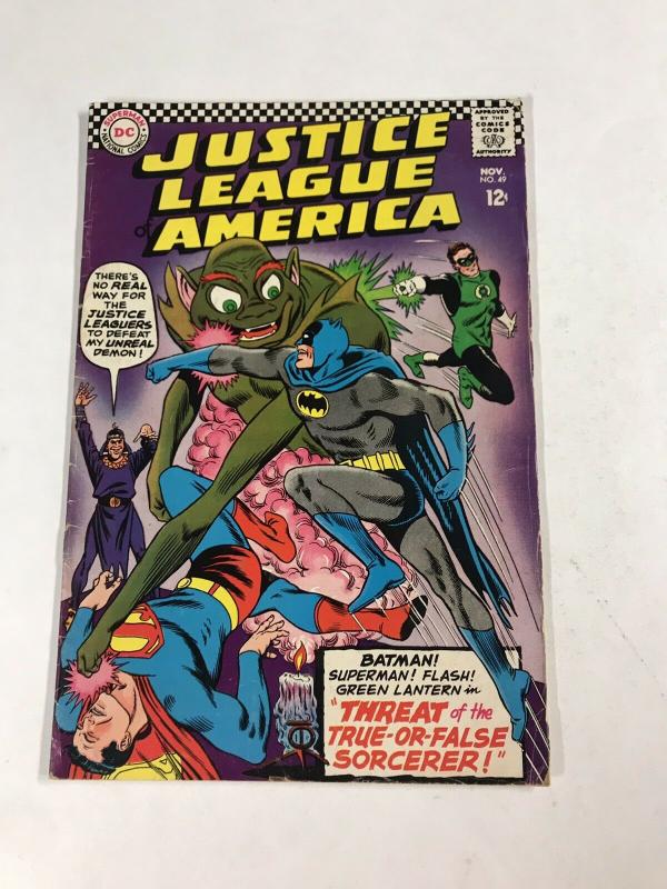 Justice League Of America 49 4.0 Vg Very Good Dc Silver Age