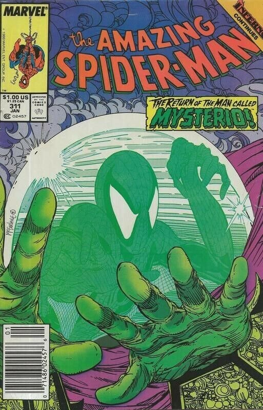Amazing Spiderman #311 ORIGINAL Vintage 1988 Marvel Comics Todd McFarlane