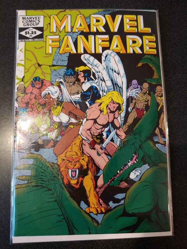 MARVEL FANFARE #4 HIGH GRADE  X-MEN KAZAR ISSUE