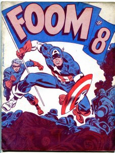 FOOM fanzine #8 1974- captain america john romita marvel comics vg