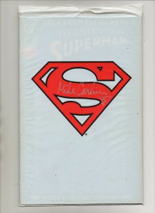 Adventures Of Superman #500 - Polybag Signed By Mike Carlin - (Sealed) 1993