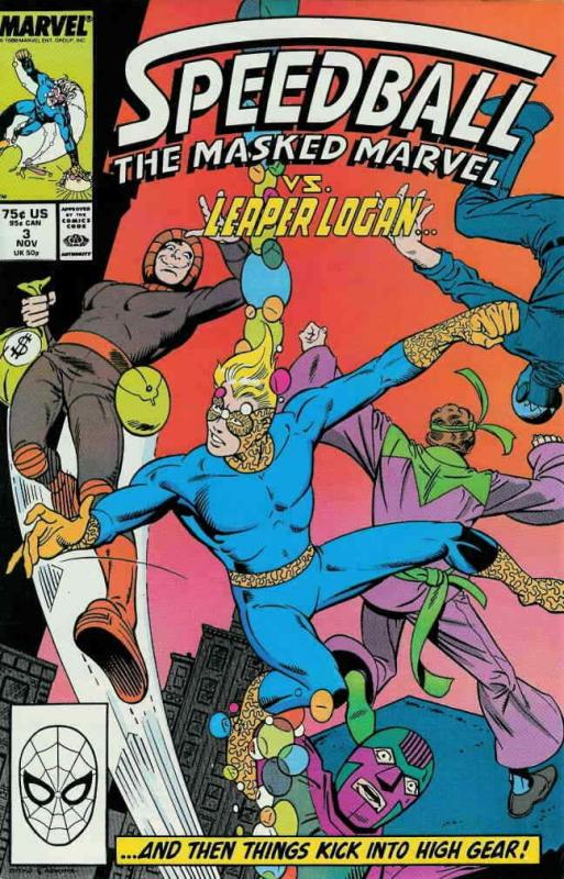 Speedball #3 VF/NM; Marvel | save on shipping - details inside