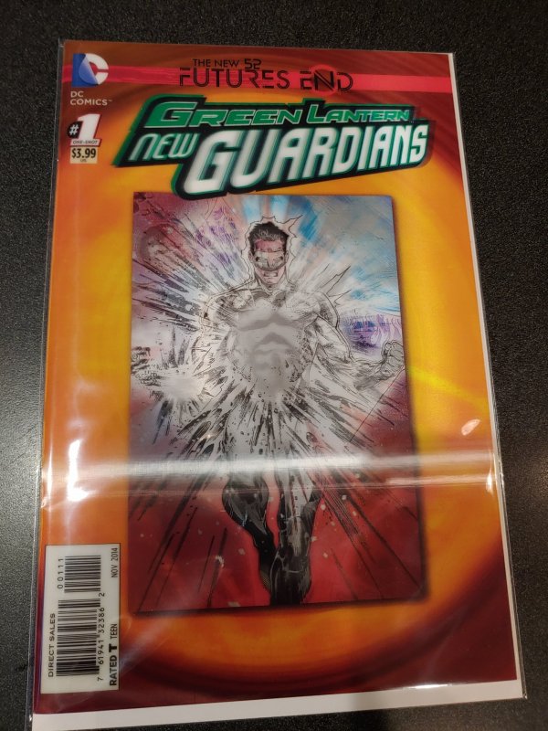 Green Lantern: New Guardians: Futures End # 1 3D Lenticular Motion Cover (DC)