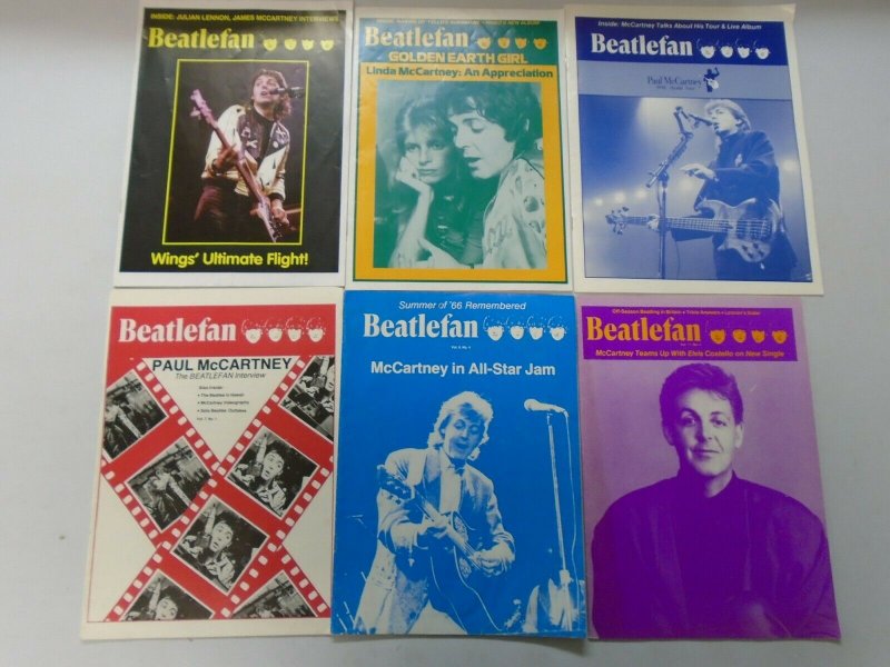 Beatlefan Magazine lot of 30 different Paul McCartney issues