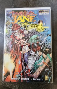 Painkiller Jane vs. The Darkness: Stripper Quesada cover (1997)