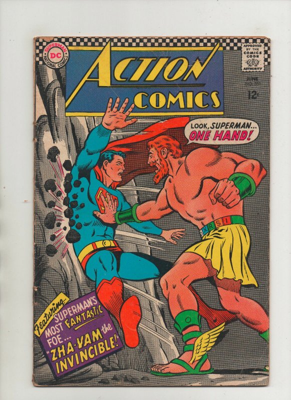 Action Comics #351 - Zha-Vam The Invincible! - (Grade 4.0) 1967