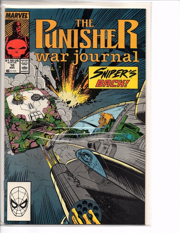 Marvel Comics (Vol. 1)  The Punisher War Journal #10 Jim Lee Art