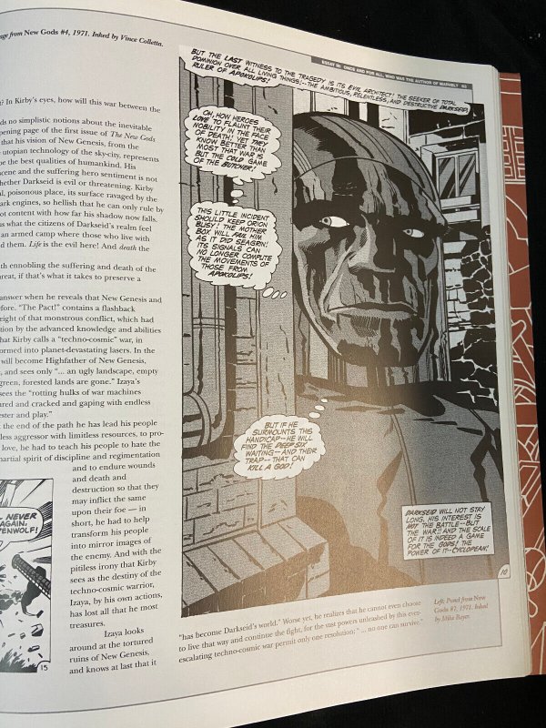 JACK KIRBY THE COMICS JOURNAL LIBRARY OVERSIZED TRADE PAPERBACK VF+