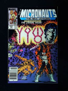 Micronauts The New Voyages #13  Marvel Comics 1985 Vf+ Newsstand