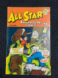 Vintage ALL STAR ADVENTURE COMIC #68 VG 4.0 Daddy's Gone A-Haunting
