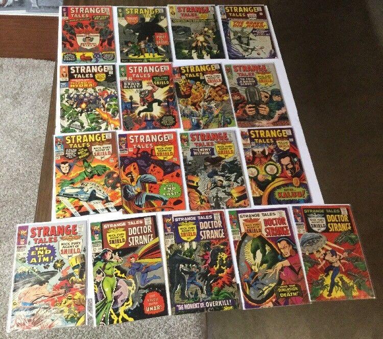 Strange Tales 136 137 138 139 140 141 142 143 144 146 147 148 149 150 151-153 Vg