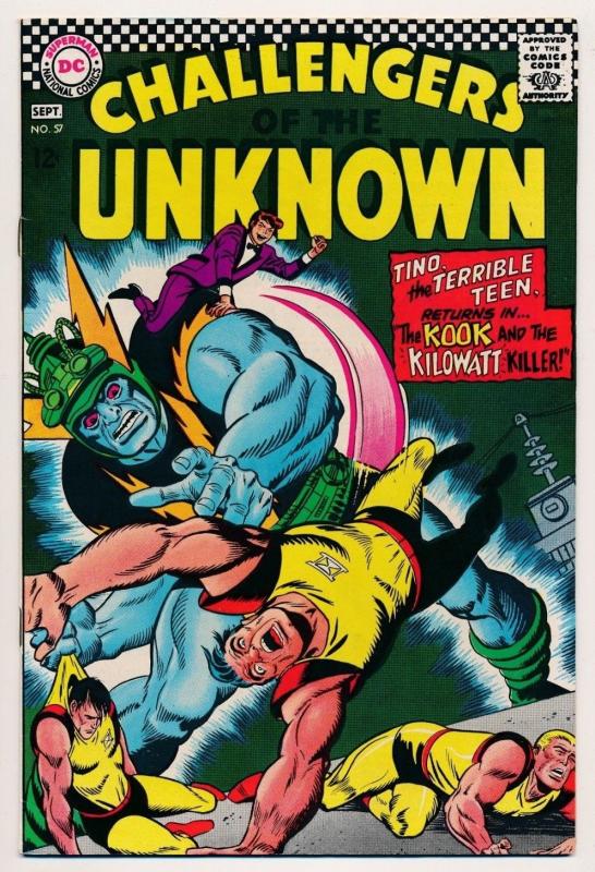 DC Comics Challengers of the Unknown #57 (1967) ~ FINE/VF (PF145) 