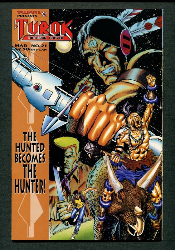 Turok Dinosaur Hunter #21 /  9.6 NM+  /  March 1995