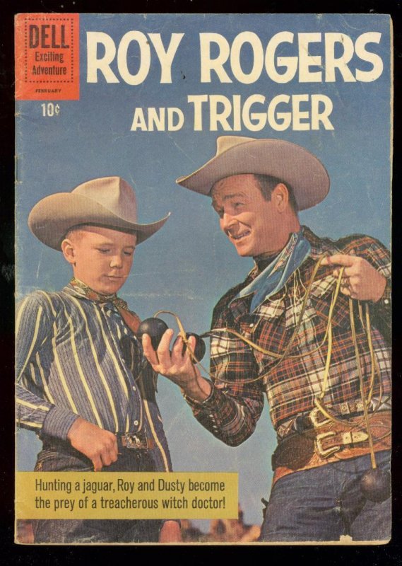 ROY ROGERS #141 1961-DELL WESTERN-PHOTO COVER-MANNING VG