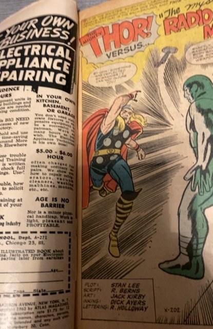 Journey into Mystery #93  (1963) 1st radioactive