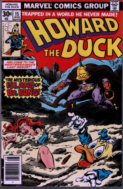 Howard the Duck #15 - 1st Series - 9.0 or Better - 1st Dr. Bong