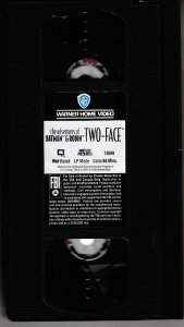 Adventures of Batman and Robin – Two Face VHS