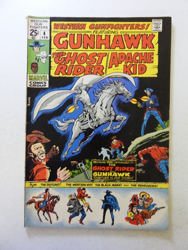 Western Gunfighters #4 (1971) GD condition see description