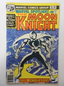 Marvel Spotlight #28 (1976) GD Condition moisture stain, 1 in spine split
