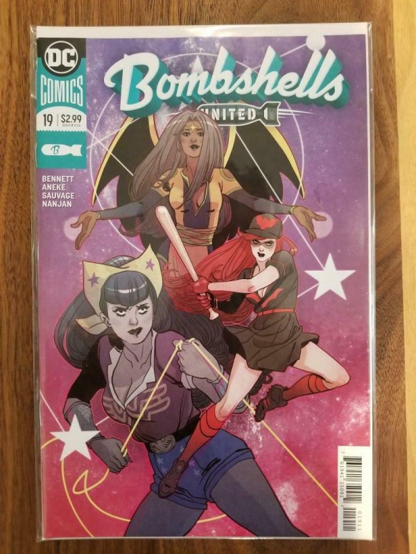 BOMBSHELLS UNITED #19, VF/NM, Zatanna, Constantine, 2018, more DC in store