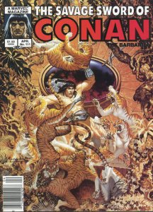 Savage Sword of Conan #111 (Newsstand) FN ; Marvel |