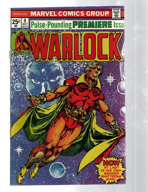 Warlock # 9 VF Marvel Comic Book Captain Marvel Thanos Avengers Hulk Thor RB8