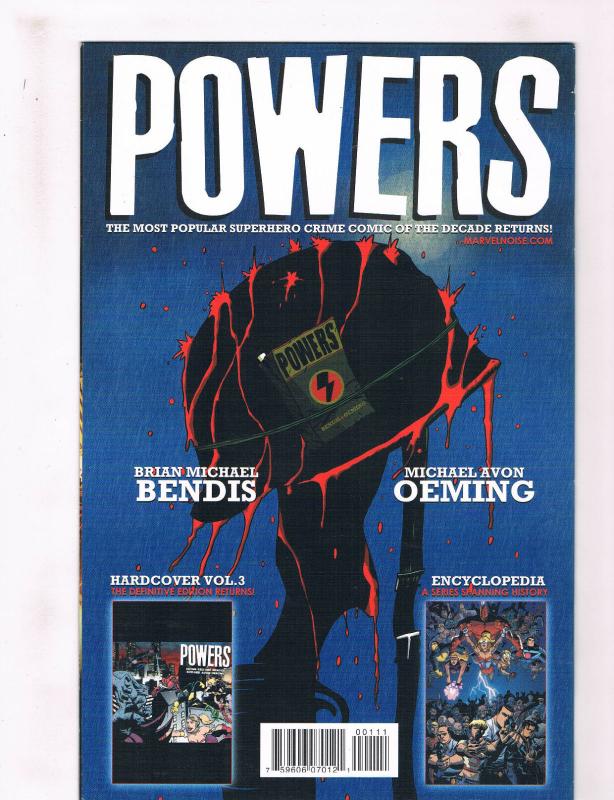 Powers #1 NM Icon Playstation Network TV Show Comic Book Bendis 2009 DE30