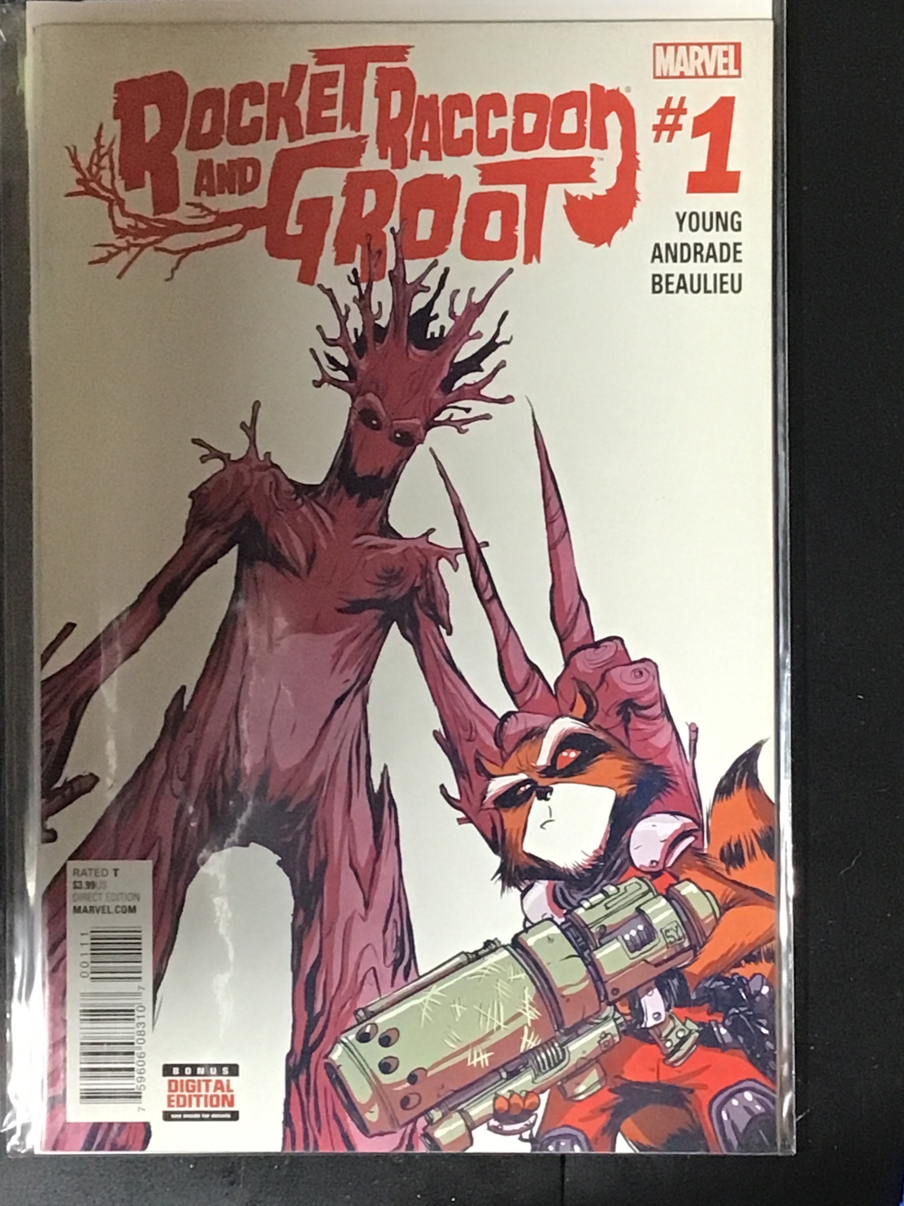 rocket raccoon and groot comic