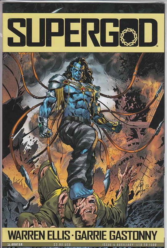 Supergod (Warren Ellis’…) #4C VF/NM; Avatar | save on shipping - details inside