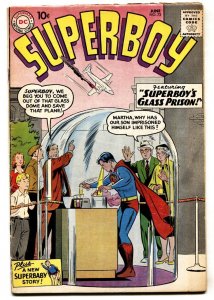 Superboy Comics #73--1959- -Scotland Yard-- DC--Silver-Age--comic book