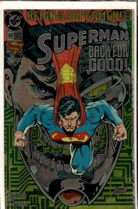 Superman #82 Chromium Cover (1993) Superman