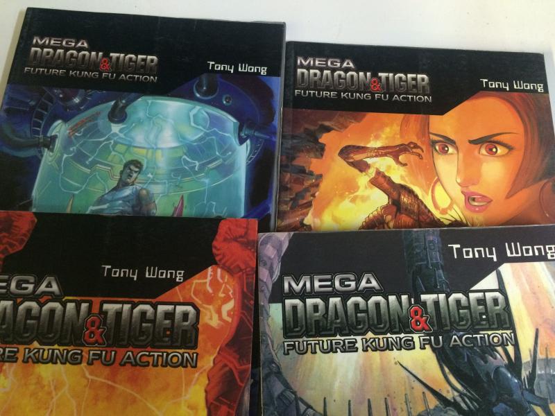 Mega Dragon & Tiger Future Kung Fu Action 5 TPB's VG-F Tony Wong classic