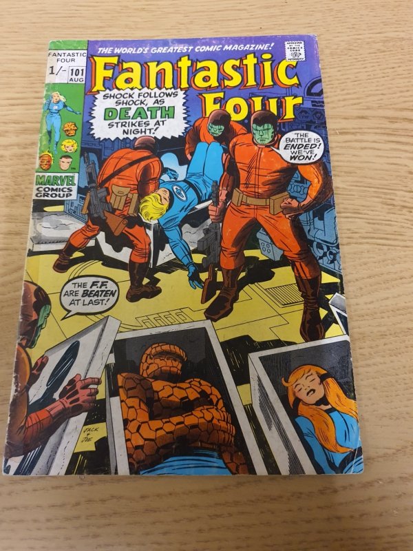 Fantastic Four #101 (1970) UK Prize Variant