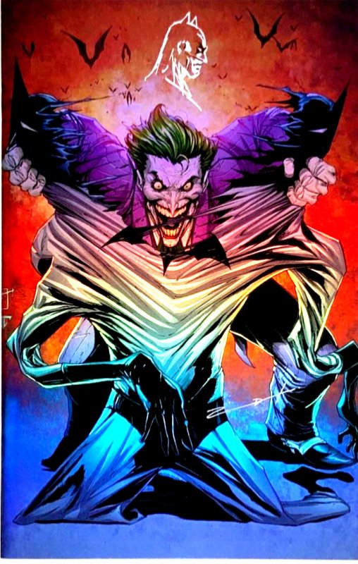 BEYOND: THE JOKER COMPLEX HEROES CON JONATHAN URIBE FOIL COVER SIGNED/REMARKED .