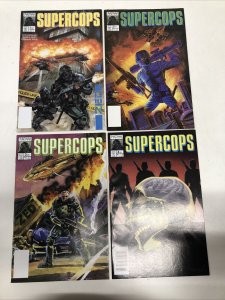 Supercops (1990) Set Issues # 1-4 Now Comics • (FN/VF) • Spectacular • Premiere